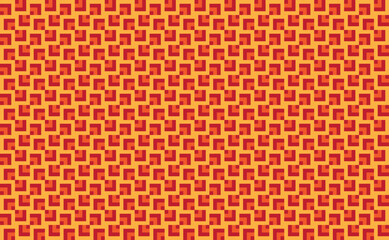 Aztec ethnic background design vector with a seamless pattern. Traditional motifs are illustrated. Element of a seamless pattern template