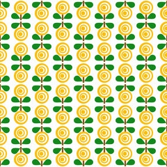 seamless pattern with flowers