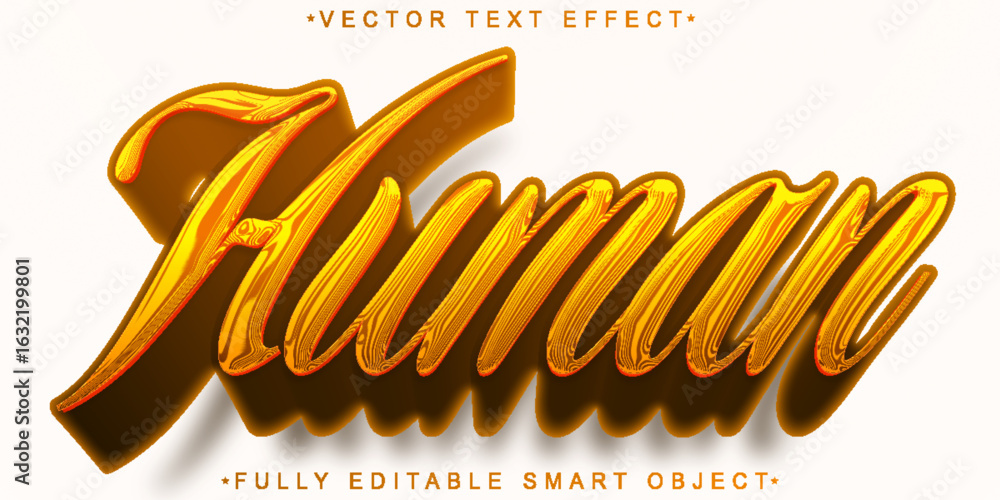 Poster human identity soul emotion life style vector fully editable smart object text effect