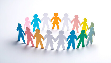 Papierfiguren Menschen 