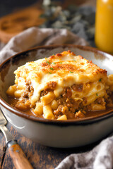 Steaming Hot Hearty Greek Moussaka or Pastitsio