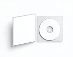 Blank CD case mockup