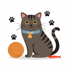 Vibrant illustration of a London city celebration with fireworks over the famous skyline and river.