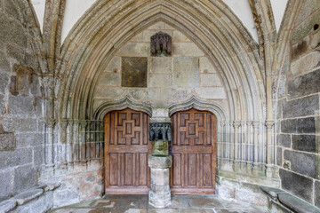 Enclos paroissial de Saint-Jean-du-Doigt dans le département du Finistère - Bretagne