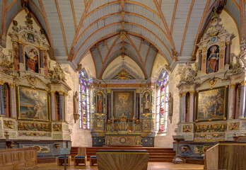 Enclos paroissial de Sizun dans le département du Finistère - Bretagne