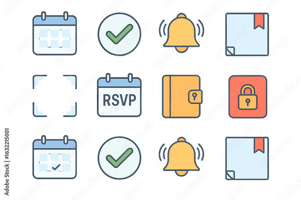 Poster visual representation of event planning tools for organizing and managing important dates and invita