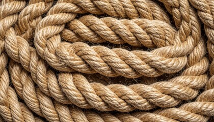 Obraz premium Close Up Coiled Rope Texture