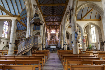 Enclos paroissial de Bodilis dans le département du Finistère - Bretagne