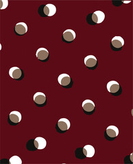 Polka dot background. Abstract wallpaper. Black and white seamless pattern. Dotted cute pattern. artistic doodle small dots seamless surface design. Watercolor polka dot. ball seamless pattern