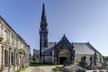 Enclos paroissial de Pencran dans le département du Finistère - Bretagne