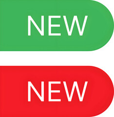 new sign icon green red transparent background printable stickervector 