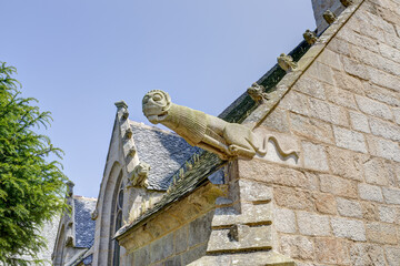 Enclos paroissial de Plougonven dans le département du Finistère - Bretagne