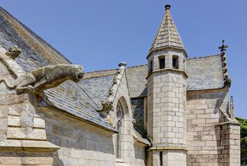 Enclos paroissial de Plougonven dans le département du Finistère - Bretagne