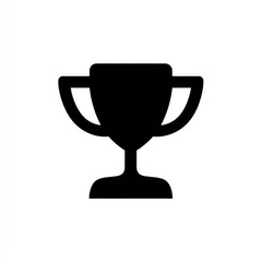 Simple black silhouette of a trophy (1)