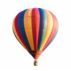 Naklejka premium Colorful hot air balloon against a white background (2)