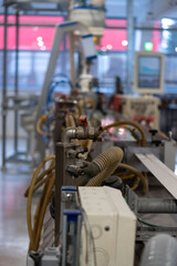 Valves , high pressure hoses used for cooling during the process of production the plastic molding.