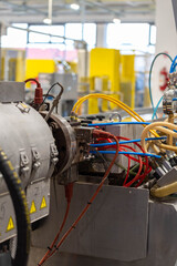 Valves , high pressure hoses used for cooling during the process of production the plastic molding.
