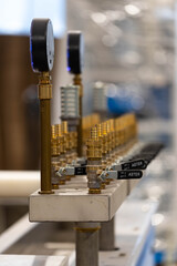 Valves , high pressure hoses used for cooling during the process of production the plastic molding.