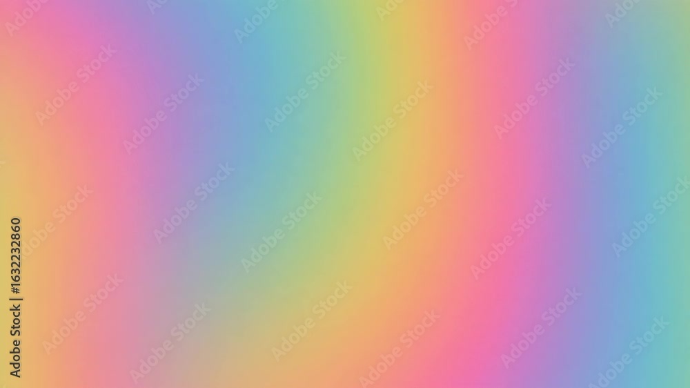 Aufkleber abstract pastel rainbow gradient background with textured surface and color spectrum