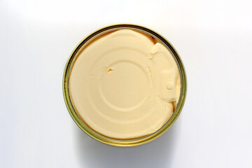 Butter can isolated on a white background