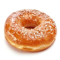 Glazed donut, sprinkled with sugar