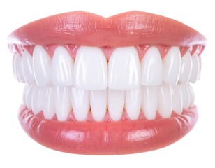 Obraz premium Close-up of a perfect smile