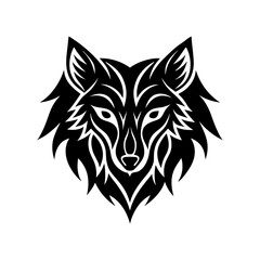Fototapeta premium tribal tattoo wolf designs vector art