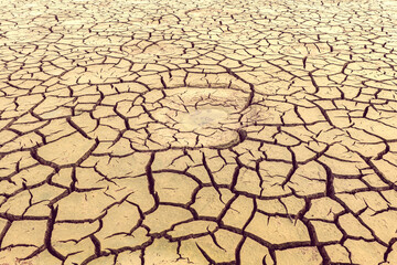 landscape dry land,Climate change and drought land,Water crisis.