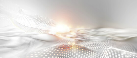 Abstract modern illustration effect white technology background.