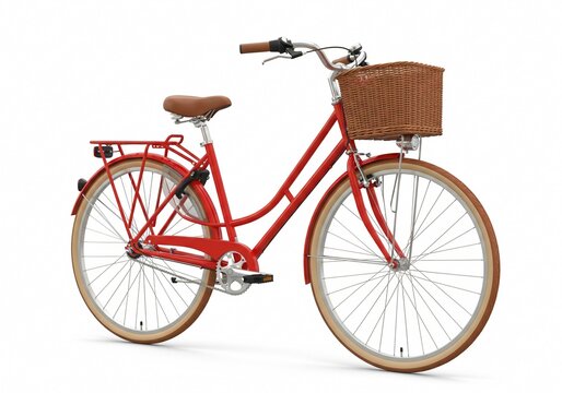 bicycle on white background isolated - Powered by Adobe