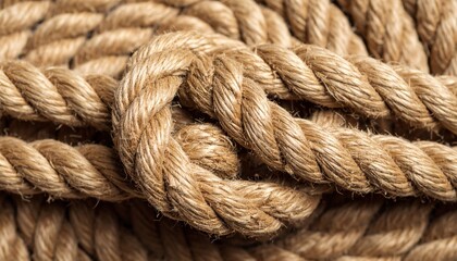 Close Up Knotted Rope Texture