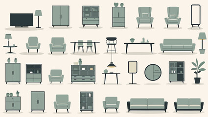 set of furniture