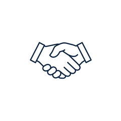 hand shake vector