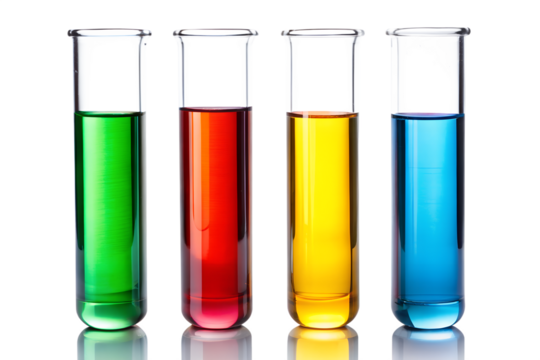 Lab Glass Test Tubes – Scientific Laboratory Equipment (Png)