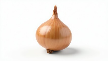 Single onion on a plain white background.