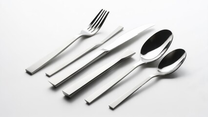 Modern silverware set