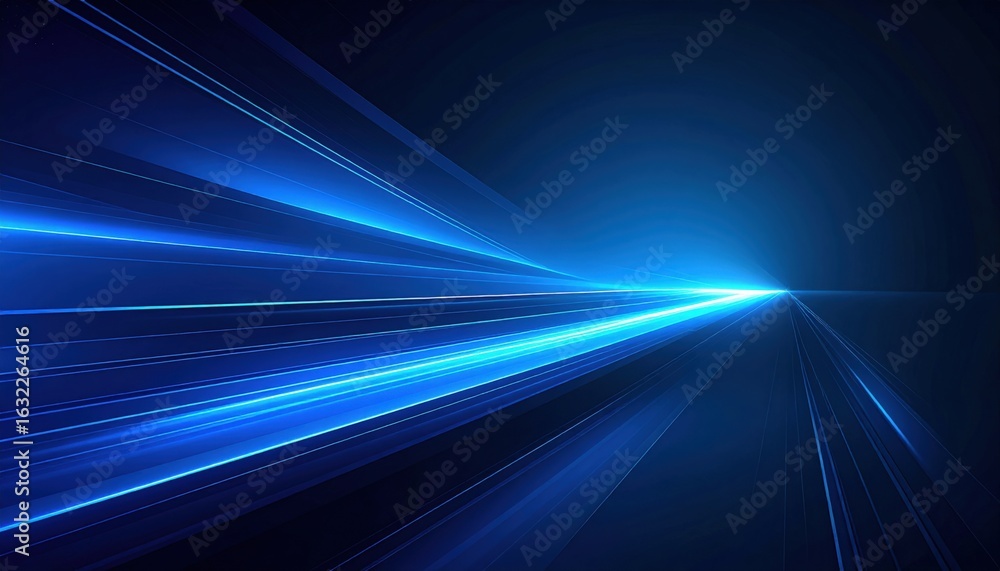 Aufkleber dynamic light beams creating a futuristic aesthetic digital art virtual environment abstract viewpoi
