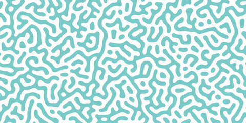 An abstract seamless pattern featuring blue waves, perfect for a textile, wallpaper, or web design backdrop