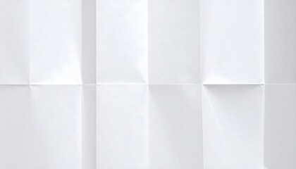 Lightly folded white paper with soft creases and shadows, offering a clean but vintage look.