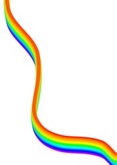 abstract rainbow wave