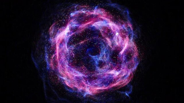 Explosion Burst shockwave space smoke galaxy background