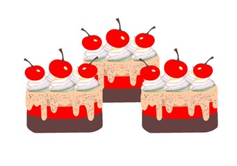 cake with cherry