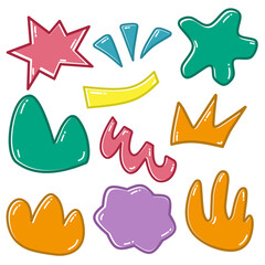 Cute Abstract Blob, Abstract Geometric Shape