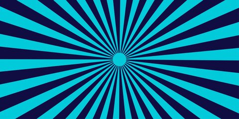 unset light retro design. Vintage sunrays swirl sun beam pattern. Background for websites, blogs and graphic resources. Pale blue and beige color burst background.