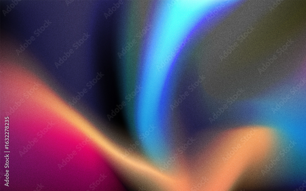 Aufkleber grainy dark and colorful gradient color background texture template design