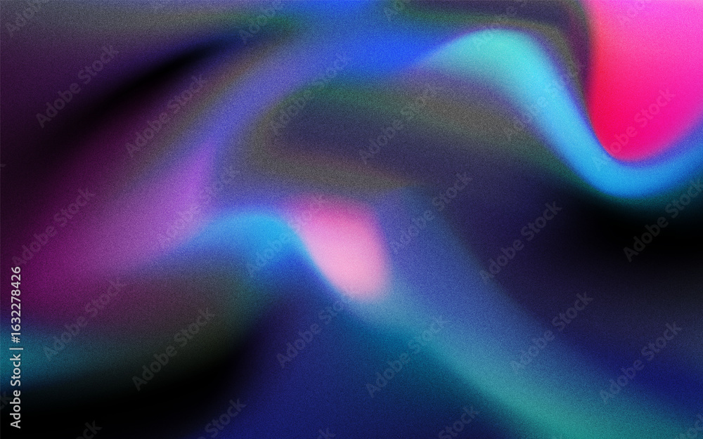 Poster grainy dark and colorful gradient color background texture template design