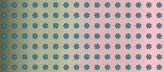 abstract background with blue  flowers