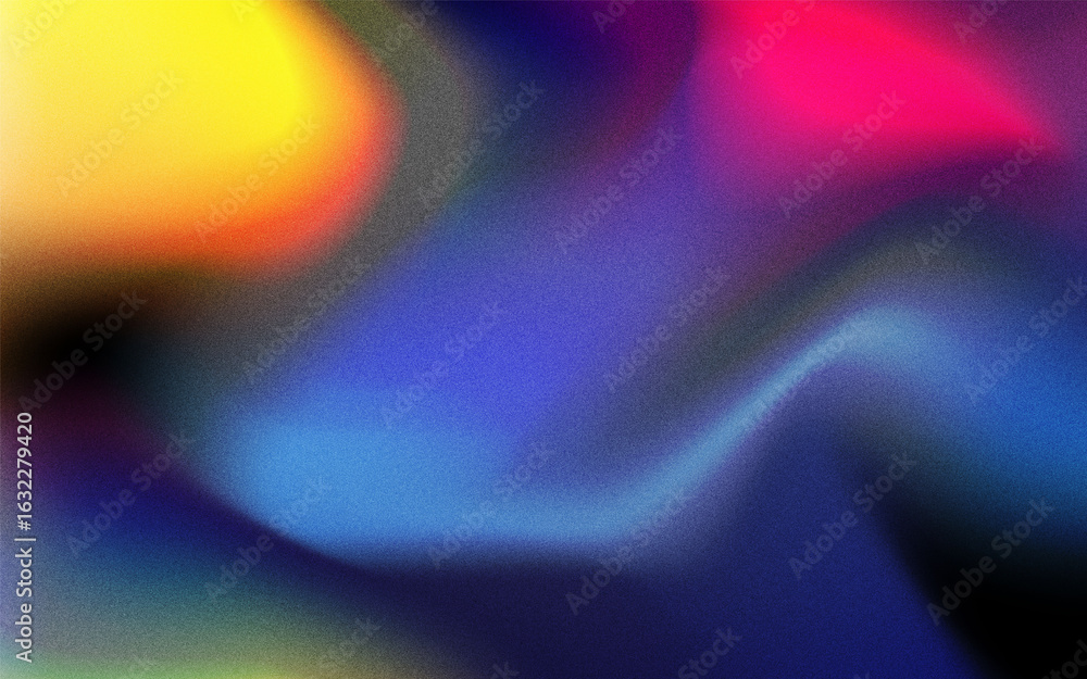Poster grainy dark and colorful gradient color background texture template design