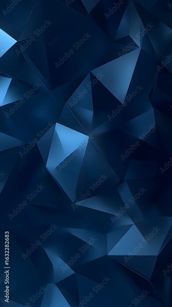 Aufkleber abstract futuristic technology with polygonal wireframe patterns showing complex structural designs
