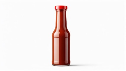 Red hot sauce bottle
